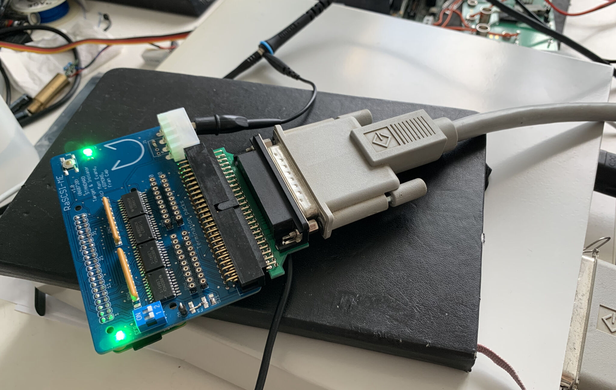 Homemade RASCSI clone, SCSI emulator for Raspberry Pi